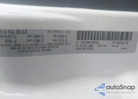 2015 Fiat 500 Sport from USA, damaged, VIN 3C3CFFBR4FT667373